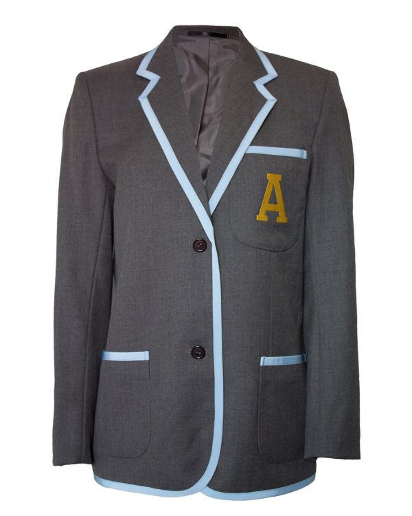 ALBERT PARK GREY BLAZER BRAID