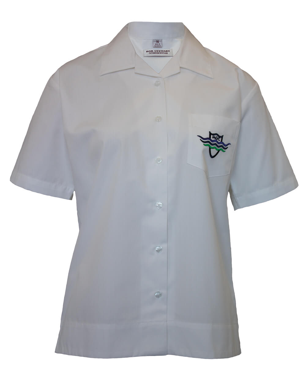 MELB GIRLS S/S BLOUSE WITH EMB | Melbourne Girls' College | Bob Stewart