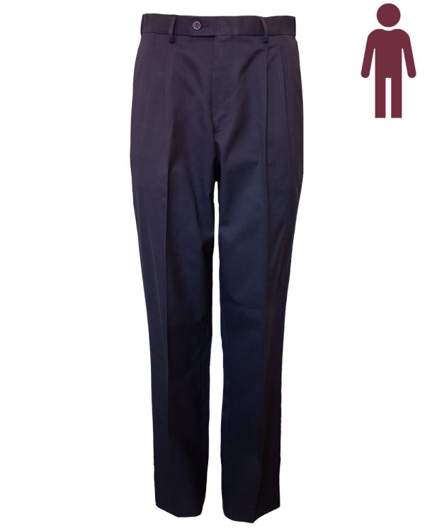 TROUSERS PLEAT FRONT - ADULT SIZES